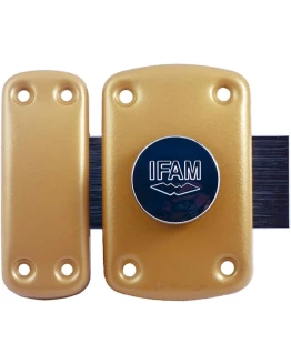 Ifam B5/50 (025350F) – Cerrojo de seguridad para puerta, sistema de apertura pomo/llave, palanca de 110 mm y 2 vueltas, 3 llaves, Latón Foto de portada de Ifam B5/50 (025350F) – Cerrojo de seguridad para puerta, sistema de apertura pomo/llave, palanca de 110 mm y 2 vueltas, 3 llaves, Latón