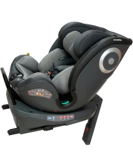 Casualplay Silla de coche Revol I size giratoria con isofix y pata de apoyo, grupo 0 1 2 3 de 0 a 12 años o de 40 a 150 cm altura y dispositivo de protección lateral ASP, grey Foto de portada de Casualplay Silla de coche Revol I size giratoria con isofix y pata de apoyo, grupo 0 1 2 3 de 0 a 12 años o de 40 a 150 cm altura y dispositivo de protección lateral ASP, grey