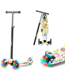 Patinete de 3 Ruedas ATAA Flash -Patinete para niños de 3 Ruedas, Patinete Infantil con Luces, Patinete de 3 Ruedas con Manillar Ajustable, Giro por Gravedad, Patinete de 2 a 9 años Foto de portada de Patinete de 3 Ruedas ATAA Flash -Patinete para niños de 3 Ruedas, Patinete Infantil con Luces, Patinete de 3 Ruedas con Manillar Ajustable, Giro por Gravedad, Patinete de 2 a 9 años