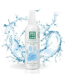 MENFORSAN Eau de Toilette Fresh para gatos, 125 ml, proporciona un olor fresco, efecto desodorante, transparente Foto de portada de MENFORSAN Eau de Toilette Fresh para gatos, 125 ml, proporciona un olor fresco, efecto desodorante, transparente