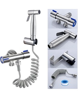CHILL HOUSE Ducha Higienica para WC en Acero Inox con Grifo bidet, Manguera Bidet y Ducha bidet para Inodoro Completo – Grifo para WC con Ducha inodoro para Duchas Higienicas Foto de portada de CHILL HOUSE Ducha Higienica para WC en Acero Inox con Grifo bidet, Manguera Bidet y Ducha bidet para Inodoro Completo - Grifo para WC con Ducha inodoro para Duchas Higienicas