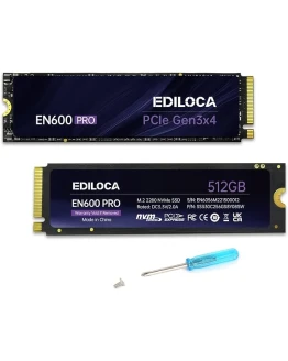 EN600 Pro SSD 512GB PCIe 3.0×4, NVMe M.2 2280, hasta 3500MB/s, Unidad de Estado sólido Interna, Caché SLC NAND 3D TLC, Etiqueta de enfriamiento de grafeno, Almacenamiento para Escritorio y portátiles Foto de portada de EN600 Pro SSD 512GB PCIe 3.0x4, NVMe M.2 2280, hasta 3500MB/s, Unidad de Estado sólido Interna, Caché SLC NAND 3D TLC, Etiqueta de enfriamiento de grafeno, Almacenamiento para Escritorio y portátiles