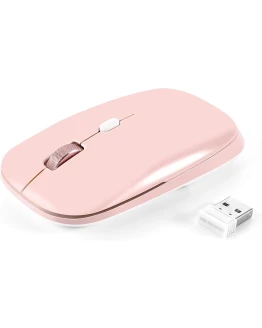 PINKCAT Ratón inalámbrico, Slim Optical Ratones 2.4G USB Ordenador Portátil Ratón Inalámbrico con Nano Receptor Diseño Portátil y Clic Silencioso para Windows MacBook, Linux Office (2.4GHz-Rosa) Foto de portada de PINKCAT Ratón inalámbrico, Slim Optical Ratones 2.4G USB Ordenador Portátil Ratón Inalámbrico con Nano Receptor Diseño Portátil y Clic Silencioso para Windows MacBook, Linux Office (2.4GHz-Rosa)