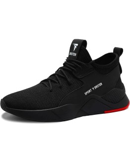 HILAX Zapatos De Seguridad para Hombre Mujer Zapatillas de Trabajo Ligeras con Puntera De Acero Calzado De Trabajo Transpirables Negro Foto de portada de HILAX Zapatos De Seguridad para Hombre Mujer Zapatillas de Trabajo Ligeras con Puntera De Acero Calzado De Trabajo Transpirables Negro