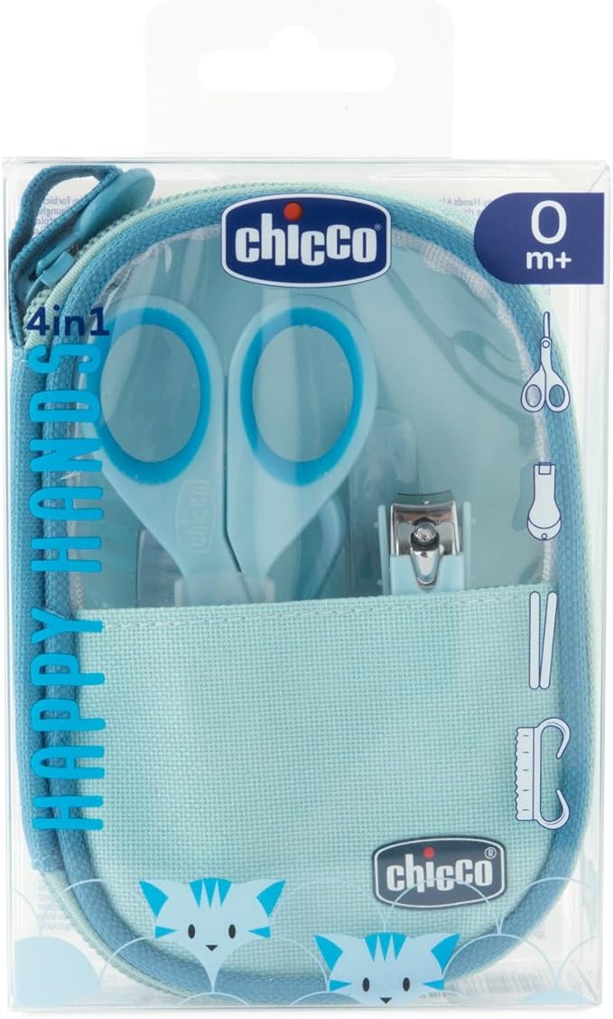 Foto de portada de Chicco 00010019000000 Boy - Neceser para manicura de bebé, Azul