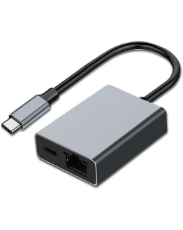 RUIZHI Adaptador de Carga USB-C/Ethernet para Chromecast (hasta 100 W de Potencia), USB C a RJ45 Ethernet 1000 Mbps para Chromecast, teléfono, Mac-Book Air, Mac-Book Pro y Windows. Foto de portada de RUIZHI Adaptador de Carga USB-C/Ethernet para Chromecast (hasta 100 W de Potencia), USB C a RJ45 Ethernet 1000 Mbps para Chromecast, teléfono, Mac-Book Air, Mac-Book Pro y Windows.