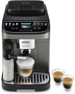 De’Longhi Magnifica Evo Next ECAM312.80.TB, Cafetera Superautomática con Jarra de Leche Automática, Cafetera Espresso con Molinillo, 13 Recetas Café Personalizables, Panel Control Intuitivo y Táctil Foto de portada de De'Longhi Magnifica Evo Next ECAM312.80.TB, Cafetera Superautomática con Jarra de Leche Automática, Cafetera Espresso con Molinillo, 13 Recetas Café Personalizables, Panel Control Intuitivo y Táctil