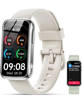 OUKITEL Reloj Inteligente Pulsera Actividad para Mujer Hombre Viene con 2 Correas, 1.47″ HD Smartwatch 24 Modos Deportivos, Contador de Calorías/Impermeable IP68, Fitness Tracker Soporte Android/iOS Foto de portada de OUKITEL Reloj Inteligente Pulsera Actividad para Mujer Hombre Viene con 2 Correas, 1.47" HD Smartwatch 24 Modos Deportivos, Contador de Calorías/Impermeable IP68, Fitness Tracker Soporte Android/iOS