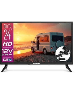 Grunkel – Televisor LED de 24 Pulgadas HD con Adaptador a 12V para Camper y Caravanas – LED-24 IV2 – Ready Alta definición con TDT Alta definición T2 – Modo Hotel con 3 HDMI y 2 USB – Negro Foto de portada de Grunkel - Televisor LED de 24 Pulgadas HD con Adaptador a 12V para Camper y Caravanas - LED-24 IV2 - Ready Alta definición con TDT Alta definición T2 - Modo Hotel con 3 HDMI y 2 USB - Negro