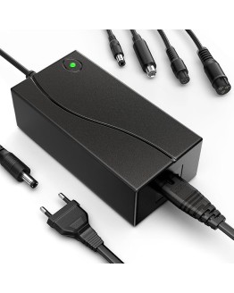 Cargador para Scooter, Cargador eléctrico para Xiaomi M365 Pro/Ninebot, Cargador de 42V 2A para batería de Iones de Litio de 36 V, Cargador Universal para Bicicletas eléctricas con Ruedas autónomas Foto de portada de Cargador para Scooter, Cargador eléctrico para Xiaomi M365 Pro/Ninebot, Cargador de 42V 2A para batería de Iones de Litio de 36 V, Cargador Universal para Bicicletas eléctricas con Ruedas autónomas