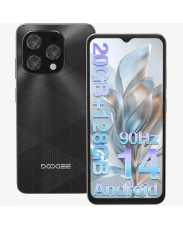 DOOGEE N55 Plus 6.65’’ HD+ 90HZ Telefono Movil, 20GB+128GB, Android14 Smartphone, 5150mA Batería, 13MP+8MP Cámaras, Face ID/Widevine L1/GPS/OTG/Dual SIM 4G Movil Foto de portada de DOOGEE N55 Plus 6.65’’ HD+ 90HZ Telefono Movil, 20GB+128GB, Android14 Smartphone, 5150mA Batería, 13MP+8MP Cámaras, Face ID/Widevine L1/GPS/OTG/Dual SIM 4G Movil