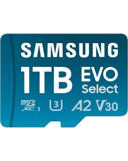 Samsung – Tarjeta MicroSD EVO Select 2023 (1 TB, Velocidad de Lectura, 160 MB/s y 120 MB/S de Escritura Foto de portada de Samsung - Tarjeta MicroSD EVO Select 2023 (1 TB, Velocidad de Lectura, 160 MB/s y 120 MB/S de Escritura