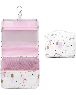 Bolsas de Aseo para Mujeres, Lychii Neceser de Viaje con Colgar Gancho, Impermeable Organizador de Cosméticos Foto de portada de Bolsas de Aseo para Mujeres, Lychii Neceser de Viaje con Colgar Gancho, Impermeable Organizador de Cosméticos