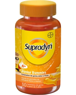 Multivitaminas para niños, Supradyn Junior Gummies 30 Gominolas, 1/2 Mes de Suministro, Vitaminas para Niños a partir de 4 años, Vitamina C, Vitamina B, Omega 3, Sin Glúten Foto de portada de Multivitaminas para niños, Supradyn Junior Gummies 30 Gominolas, 1/2 Mes de Suministro, Vitaminas para Niños a partir de 4 años, Vitamina C, Vitamina B, Omega 3, Sin Glúten