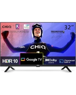 CHiQ L32H7G 32 Pulgadas TV, Smart TV, HD LED TV, Diseño sin Marco, HDR Google Foto de portada de CHiQ L32H7G 32 Pulgadas TV, Smart TV, HD LED TV, Diseño sin Marco, HDR Google