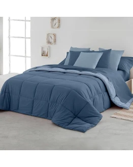 SOMNI HOME Edredón Nordico Bicolor Reverisble Cama 150 cm Duvet Tacto Pluma Microfibra Cálido Comodo Ligero. Cama Matrimonio. Calidad 400 gr. Marino – Celeste 250×260 Foto de portada de SOMNI HOME Edredón Nordico Bicolor Reverisble Cama 150 cm Duvet Tacto Pluma Microfibra Cálido Comodo Ligero. Cama Matrimonio. Calidad 400 gr. Marino - Celeste 250x260