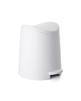 Tatay Papelera Baño con Pedal Estándar, 3L de Capacidad, de Polipropileno, Libre de BPA, Color Blanco, Medidas 19 x 21.8 x 22.1 cm Foto de portada de Tatay Papelera Baño con Pedal Estándar, 3L de Capacidad, de Polipropileno, Libre de BPA, Color Blanco, Medidas 19 x 21.8 x 22.1 cm