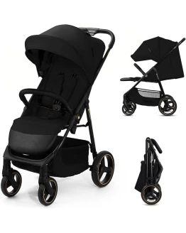 Kinderkraft TRIG 3, Silla de Paseo, Ligera y manejable, Suspensión, Cinturón de 5 puntos, Reposapiés, Ajustable, Carga máxima de 25 kg, Negro Foto de portada de Kinderkraft TRIG 3, Silla de Paseo, Ligera y manejable, Suspensión, Cinturón de 5 puntos, Reposapiés, Ajustable, Carga máxima de 25 kg, Negro
