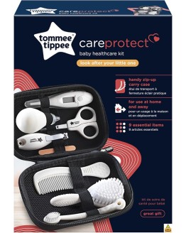 Tommee Tippee Set de Cuidado y Aseo para Bebé, 9 Artículos Esenciales para el Cuidado del Recién Nacido, Funda de Viaje Impermeable y Fácil de Limpiar, Diseño puede variar Foto de portada de Tommee Tippee Set de Cuidado y Aseo para Bebé, 9 Artículos Esenciales para el Cuidado del Recién Nacido, Funda de Viaje Impermeable y Fácil de Limpiar, Diseño puede variar