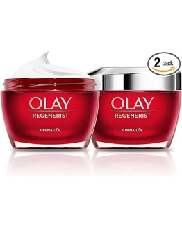 Olay Regenerist Crema Facial De Día, Pack 2 Uds, Fórmula Con Niacinamida (Vitamina B3) Y Péptidos, Hidrata Al Instante Y Durante 24H, Piel Más Firme En 14 Días, 100ml Foto de portada de Olay Regenerist Crema Facial De Día, Pack 2 Uds, Fórmula Con Niacinamida (Vitamina B3) Y Péptidos, Hidrata Al Instante Y Durante 24H, Piel Más Firme En 14 Días, 100ml