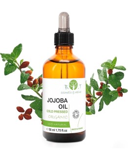Aceite de Jojoba Puro Aceite Facial Aceite Desmaquillante Aceite Corporal Aceite de Masaje Estrias Aceite Pelo Aceite Barba Aceite Uñas – 50 ml Foto de portada de Aceite de Jojoba Puro Aceite Facial Aceite Desmaquillante Aceite Corporal Aceite de Masaje Estrias Aceite Pelo Aceite Barba Aceite Uñas - 50 ml