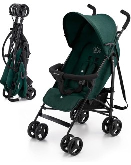 Kinderkraft TIK Silla de Paseo bebé, Carrito, Carro bebé, Carrito bebé, Posición reclinada, Plegable, Posición Tumbada, Ligero – 6,5kg, Material Impermeable, Verde Foto de portada de Kinderkraft TIK Silla de Paseo bebé, Carrito, Carro bebé, Carrito bebé, Posición reclinada, Plegable, Posición Tumbada, Ligero - 6,5kg, Material Impermeable, Verde