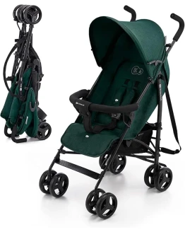 Kinderkraft TIK Silla de Paseo bebé, Carrito, Carro bebé, Carrito bebé, Posición reclinada, Plegable, Posición Tumbada, Ligero – 6,5kg, Material Impermeable, Verde Foto de portada de Kinderkraft TIK Silla de Paseo bebé, Carrito, Carro bebé, Carrito bebé, Posición reclinada, Plegable, Posición Tumbada, Ligero - 6,5kg, Material Impermeable, Verde