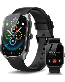 STECEi Reloj Inteligente Hombre Mujer, 1.95″ HD Pantalla Curva Smartwatch con Llamadas Bluetooth, Monitor de Ritmo Cardíaco y Sueño, Pulsera Actividad 110+ Modos Deportivos, Impermeable IP68, Negro Foto de portada de STECEi Reloj Inteligente Hombre Mujer, 1.95" HD Pantalla Curva Smartwatch con Llamadas Bluetooth, Monitor de Ritmo Cardíaco y Sueño, Pulsera Actividad 110+ Modos Deportivos, Impermeable IP68, Negro