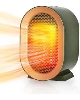 Calefactor, 1200W Calefactor bajo Consumo, Ventilador eléctrico, Calentador de Cerámica Silencioso, Calentador Portátil Pequeño, Protección Contra Sobrecalentamiento e Inclinación Foto de portada de Calefactor, 1200W Calefactor bajo Consumo, Ventilador eléctrico, Calentador de Cerámica Silencioso, Calentador Portátil Pequeño, Protección Contra Sobrecalentamiento e Inclinación