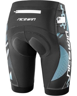 NICEWIN – Pantalones cortos de ciclismo para hombre (acolchados en 3D, secado rápido) Foto de portada de NICEWIN - Pantalones cortos de ciclismo para hombre (acolchados en 3D, secado rápido)