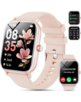 Reloj Inteligente Hombre Mujer, 1.85» Smartwatch Hombre Mujer con Llamadas Bluetooth, 200+ Modos Deportivos Pulsera Actividad con Pulsómetro, Sueño, Impermeable IP68 Smart Watch Para iOS Android Foto de portada de Reloj Inteligente Hombre Mujer, 1.85'' Smartwatch Hombre Mujer con Llamadas Bluetooth, 200+ Modos Deportivos Pulsera Actividad con Pulsómetro, Sueño, Impermeable IP68 Smart Watch Para iOS Android