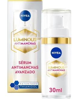 NIVEA Cellular LUMINOUS 630 Sérum Antimanchas Avanzado (1 x 30 ml), serum facial con Thiamidol y ácido hialurónico, suero despigmentante para una piel más lisa y uniforme Foto de portada de NIVEA Cellular LUMINOUS 630 Sérum Antimanchas Avanzado (1 x 30 ml), serum facial con Thiamidol y ácido hialurónico, suero despigmentante para una piel más lisa y uniforme