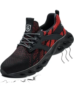 Zapatos de Seguridad para Hombre Mujer Zapatillas de Trabajo Ligero Comodo Calzado de Seguridad con Punteras de Acero Transpirable Antideslizante Zapatillas Deportivas Foto de portada de Zapatos de Seguridad para Hombre Mujer Zapatillas de Trabajo Ligero Comodo Calzado de Seguridad con Punteras de Acero Transpirable Antideslizante Zapatillas Deportivas