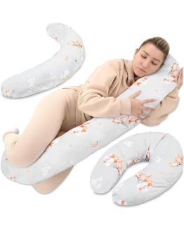 Cojin lactancia y embarazo 190cm – Almohada para dormir de lado Perfecta para descanso y relajación Ideal para futuras mamás Forma en C Foto de portada de Cojin lactancia y embarazo 190cm – Almohada para dormir de lado Perfecta para descanso y relajación Ideal para futuras mamás Forma en C