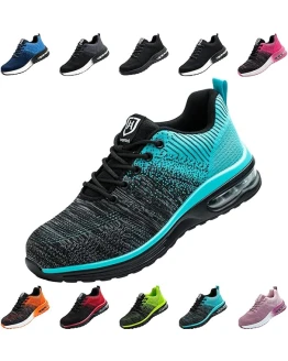Zapatos de Seguridad Hombre Mujer Zapatillas Trabajo Ligero Comodo Calzado de Seguridad con Punteras de Acero Transpirable Antideslizante Foto de portada de Zapatos de Seguridad Hombre Mujer Zapatillas Trabajo Ligero Comodo Calzado de Seguridad con Punteras de Acero Transpirable Antideslizante
