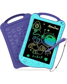 HOMESTEC AstroDraw Juguetes para niños, tableta de dibujo LCD, pintura de escritura doodle pizarra mágica, temáticos espaciales regalo juguetes niñas y niños 2 3 4 5 6 años infantiles (Azul/Púrpura) Foto de portada de HOMESTEC AstroDraw Juguetes para niños, tableta de dibujo LCD, pintura de escritura doodle pizarra mágica, temáticos espaciales regalo juguetes niñas y niños 2 3 4 5 6 años infantiles (Azul/Púrpura)