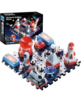 Conjunto de circuitos electrónicos con 30 bloques de circuitos,128 experimentos de aprendizaje de electricidad,DIY juguete científico de circuito físicos,juguete STEM para edades de 8 años en adelante Foto de portada de Conjunto de circuitos electrónicos con 30 bloques de circuitos,128 experimentos de aprendizaje de electricidad,DIY juguete científico de circuito físicos,juguete STEM para edades de 8 años en adelante