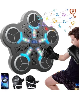 Máquina De Boxeo Musical, Máquina De Boxeo Inteligente, Dispositivo De Boxeo Electrónico Portátil De Pared con Luz LED Y Guantes De Boxeo para Adultos Y Niños Foto de portada de Máquina De Boxeo Musical, Máquina De Boxeo Inteligente, Dispositivo De Boxeo Electrónico Portátil De Pared con Luz LED Y Guantes De Boxeo para Adultos Y Niños