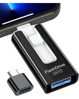 GNASEET Pendrive 256 GB de Alta Velocidad 3.0, Memoria USB Externa 4 en 1 para Phone, Móviles, Teléfonos, Computadoras y Más – Disco Duro Externo para Datos, Fotos y películas – para iOS, Android PC Foto de portada de GNASEET Pendrive 256 GB de Alta Velocidad 3.0, Memoria USB Externa 4 en 1 para Phone, Móviles, Teléfonos, Computadoras y Más - Disco Duro Externo para Datos, Fotos y películas - para iOS, Android PC