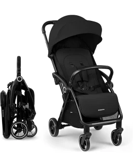 KikkaBoo Silla de Paseo CIELA, Carrito Bebé hasta 22 kg, Plegado Automático, Posición Reclinada, Superligero, Compacto, Tamaño de Cabina, Negro Foto de portada de KikkaBoo Silla de Paseo CIELA, Carrito Bebé hasta 22 kg, Plegado Automático, Posición Reclinada, Superligero, Compacto, Tamaño de Cabina, Negro