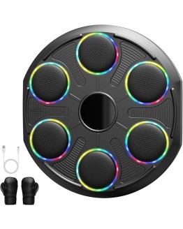 HotHands Máquina de Boxeo Musical, Súper Montado en la Pared Profesional Colorido Dinámico LED Bluetooth Máquina de Boxeo con Música, 12 Velocidades con Guantes de Boxeo, Apto Para Niños y Adultos Foto de portada de HotHands Máquina de Boxeo Musical, Súper Montado en la Pared Profesional Colorido Dinámico LED Bluetooth Máquina de Boxeo con Música, 12 Velocidades con Guantes de Boxeo, Apto Para Niños y Adultos