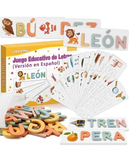 Joozmui Juguetes Niños 3 4 5 6 7 8 Años, Juegos Educativos Niños 3-8 Años Regalo Niña 3-8 Años Juegos para Niños Juguetes Niña Aprender a Leer Juguetes Montessori Scrabble Español Foto de portada de Joozmui Juguetes Niños 3 4 5 6 7 8 Años, Juegos Educativos Niños 3-8 Años Regalo Niña 3-8 Años Juegos para Niños Juguetes Niña Aprender a Leer Juguetes Montessori Scrabble Español