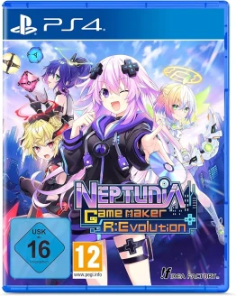 Neptunia Game Maker R:Evolution – Day One Edition (PS4) Foto de portada de Neptunia Game Maker R:Evolution - Day One Edition (PS4)