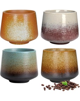 Taza De Café De Cerámica 190ML, 4 Piezas Taza De Café, Tazas De Espresso, Tazas De Té De Cerámica, Tazas De Cafe Para Café Té Bebidas Foto de portada de Taza De Café De Cerámica 190ML, 4 Piezas Taza De Café, Tazas De Espresso, Tazas De Té De Cerámica, Tazas De Cafe Para Café Té Bebidas