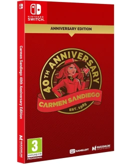 CARMEN SANDIEGO EDICIÓN 40ª ANIVERSARIO – NINTENDO SWITCH Foto de portada de CARMEN SANDIEGO EDICIÓN 40ª ANIVERSARIO - NINTENDO SWITCH