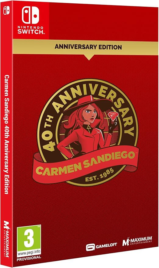 Foto de portada de CARMEN SANDIEGO EDICIÓN 40ª ANIVERSARIO - NINTENDO SWITCH