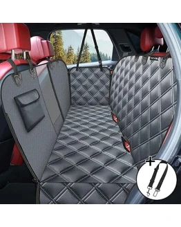 KYG Funda Perros Coche Cubierta de Asiento para Mascota Impermeable y Resistente Protector Coche con Ventana de Malla Visible y Cremallera Protector Completo Asiento Trasero y Puertas Foto de portada de KYG Funda Perros Coche Cubierta de Asiento para Mascota Impermeable y Resistente Protector Coche con Ventana de Malla Visible y Cremallera Protector Completo Asiento Trasero y Puertas