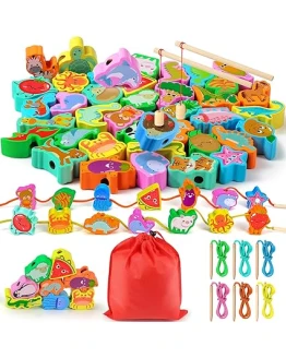 Ophy 48 Piezas 2 in 1 Cuentas de Madera Juguete Enhebrar 6 Temas para Niños 3 4 5 6 7 Años – Juguetes Montessori Niños de 3 a 5 Años – Juguetes Educativos Regalo Niño Niña Juguete para 4Seasons Foto de portada de Ophy 48 Piezas 2 in 1 Cuentas de Madera Juguete Enhebrar 6 Temas para Niños 3 4 5 6 7 Años - Juguetes Montessori Niños de 3 a 5 Años - Juguetes Educativos Regalo Niño Niña Juguete para 4Seasons