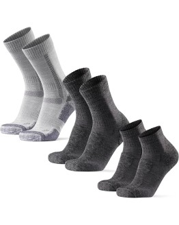 DANISH ENDURANCE Calcetines Antiampollas Senderismo de Lana Merino, Mix Largos y Cortos Unisex, 3 Pack – Calcetines Senderismo Hombre y Mujer, Trekking Foto de portada de DANISH ENDURANCE Calcetines Antiampollas Senderismo de Lana Merino, Mix Largos y Cortos Unisex, 3 Pack - Calcetines Senderismo Hombre y Mujer, Trekking