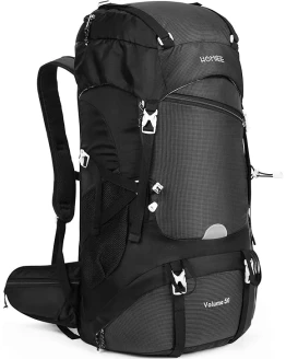HOMIEE Mochila de Senderismo 50-60L Ligera Impermeable Mochilas Trekking Viaje con cubierta de lluvia Mochila Deportiva al aire libre para Escalada Acampar Turismo Hombre Mujer Foto de portada de HOMIEE Mochila de Senderismo 50-60L Ligera Impermeable Mochilas Trekking Viaje con cubierta de lluvia Mochila Deportiva al aire libre para Escalada Acampar Turismo Hombre Mujer